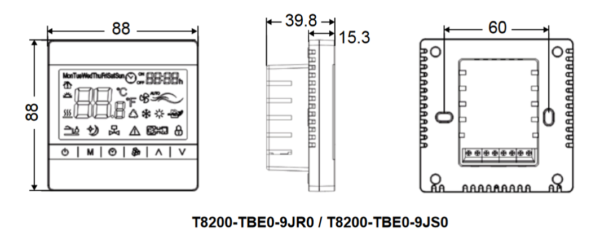 Termostat T8200 Johnson Controls