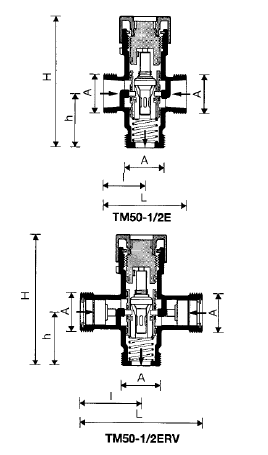 Termostatyczny zawór mieszający TM50 HONEYWELL