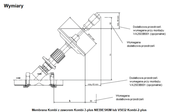 Regulator ciśnienia różnicowego V5012C Kombi-DP HONEYWELL Braukmann