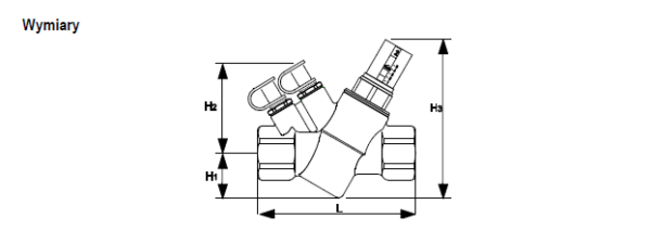 Regulator przepływu V5003F Kombi-VX HONEYWELL Braukmann