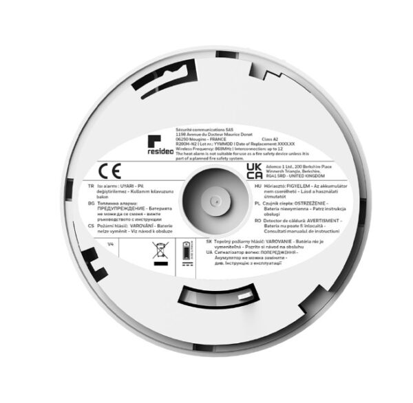 Czujnik ciepła z funkcją komunikacji radiowej R200 Honeywell Home Resideo